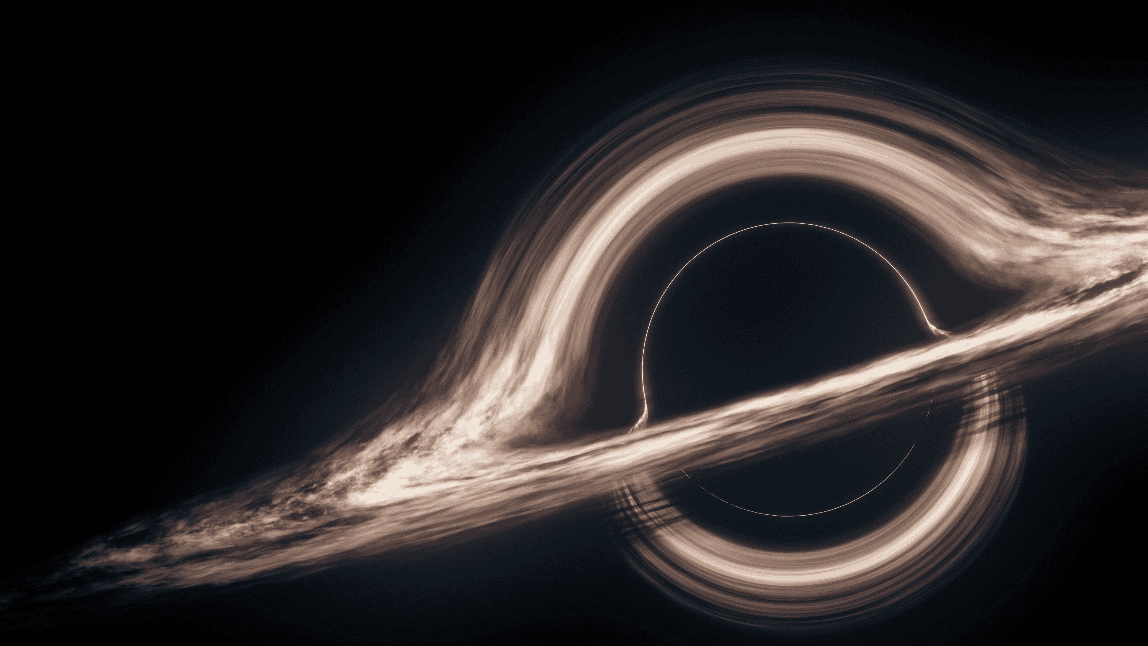 4K Black Hole Minimalistic